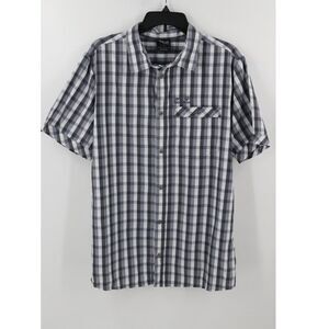 Jack Wolfskin Mens Meseta Short Sleeve Texadri Moisture Wicking Size Large Black